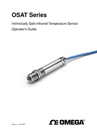 Thumbnail of document Manual - OSAT Intrinsically Safe IR Sensor for Hazardous Locations